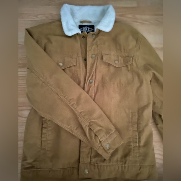 Mens brown shacket - Picture 2 of 3